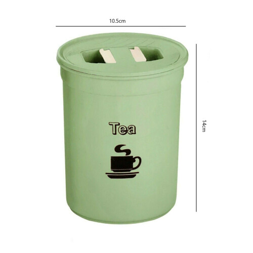 Set Of 3 Tea Coffee Sugar Jars Storage Canisters Kitchen Container 1