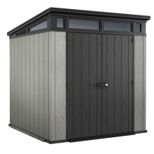 Keter Garden Storage Shed Artisan 77 Outdoor Patio Pent Tool Shed House 235572