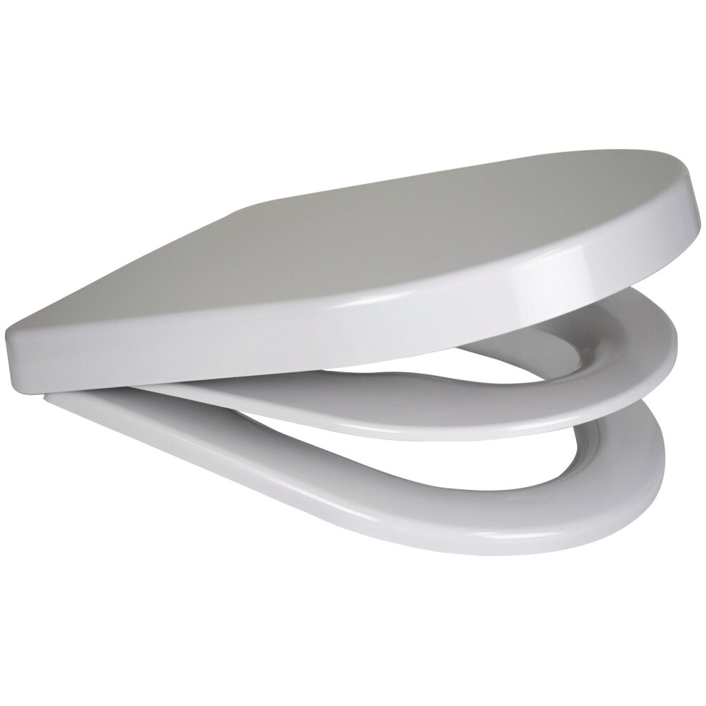 D Shape Potty Training Toilet Seat / 2 in 1 Multi Seat / Quick Release