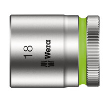 Wera 003563 Zyklop Socket 3/8in Drive 18mm