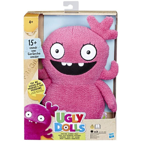 Hasbro Hasbro UglyDolls Moxy Feature Sounds 29cm Plush Soft Toy