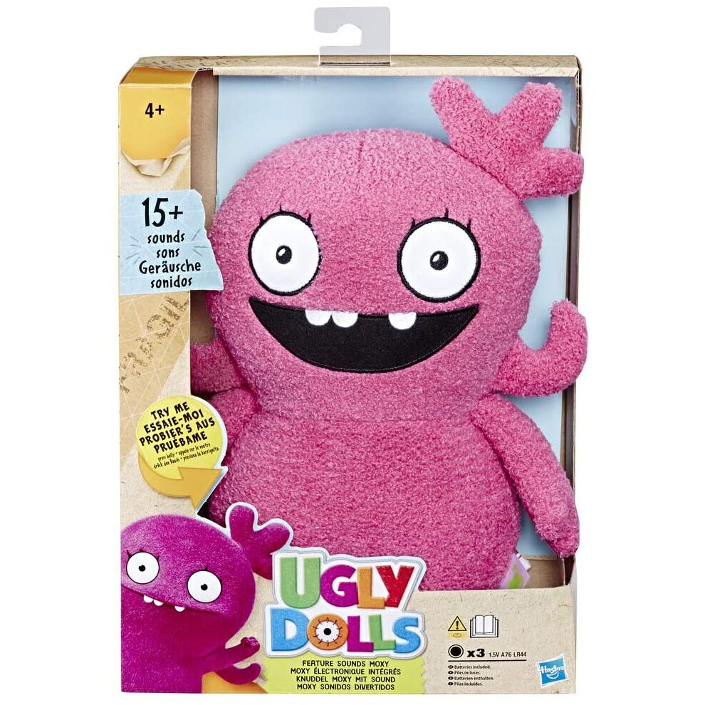 Hasbro Uglydolls Moxy Feature Sounds 29Cm Plush Soft Toy