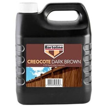 4L BARTOLINE DARK BROWN CREOCOTE OIL BASED WOOD TREATMENT