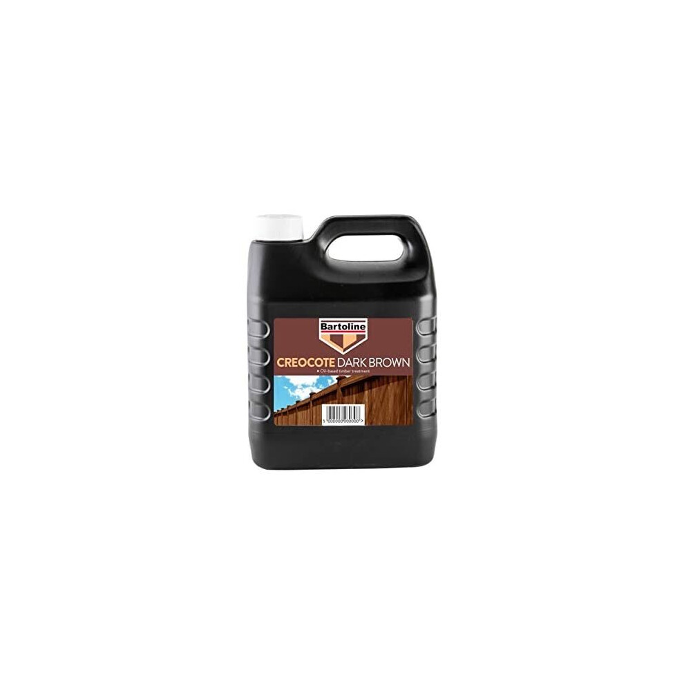 4L BARTOLINE DARK BROWN CREOCOTE OIL BASED WOOD TREATMENT