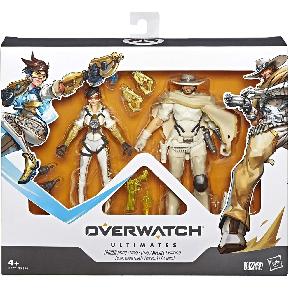 Hasbro Overwatch Ultimates Tracer & McCree 6" Action Figure Dual Pack