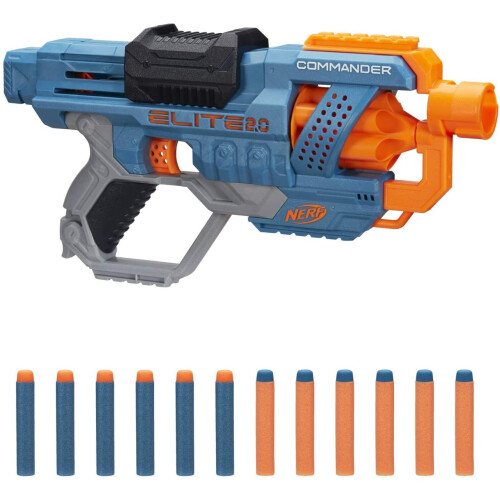 Nerf Nerf Elite 2.0 Commander RD-6 Blaster & 12 Official Nerf Darts