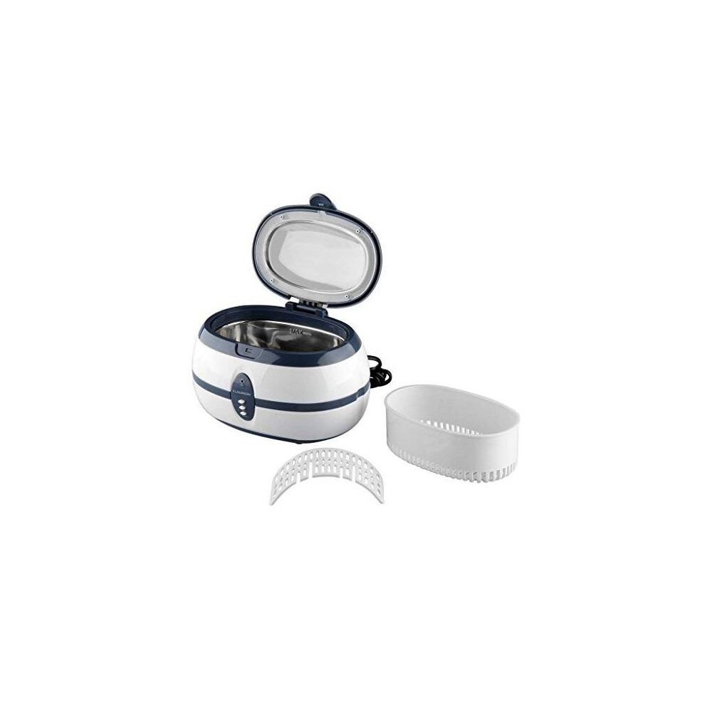 FLOUREON Ultrasonic Cleaner 600ml Jewelry Machine with Stainless Steel Tank Professional Cleaning Machine for Polishing Jewelry, Rings, Watches, Eye