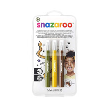 Snazaroo Face Painting Brush Pen Set - Jungle (3pk)