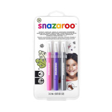 Snazaroo Face Painting Brush Pen Set - Fantasy (3pk)