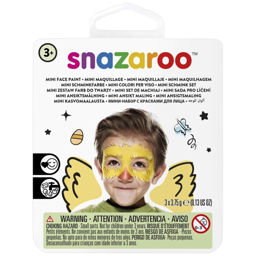 153 Unisex Multicoloured Snazaroo Mini Face Painting Kit - Chick