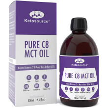 Premium Pure C8 MCT Oil | Boosts Ketones 3X More Than Other MCTs
