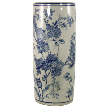 Ceramic Umbrella Stand Stick Holder or Vase Magnolia Design 46cm