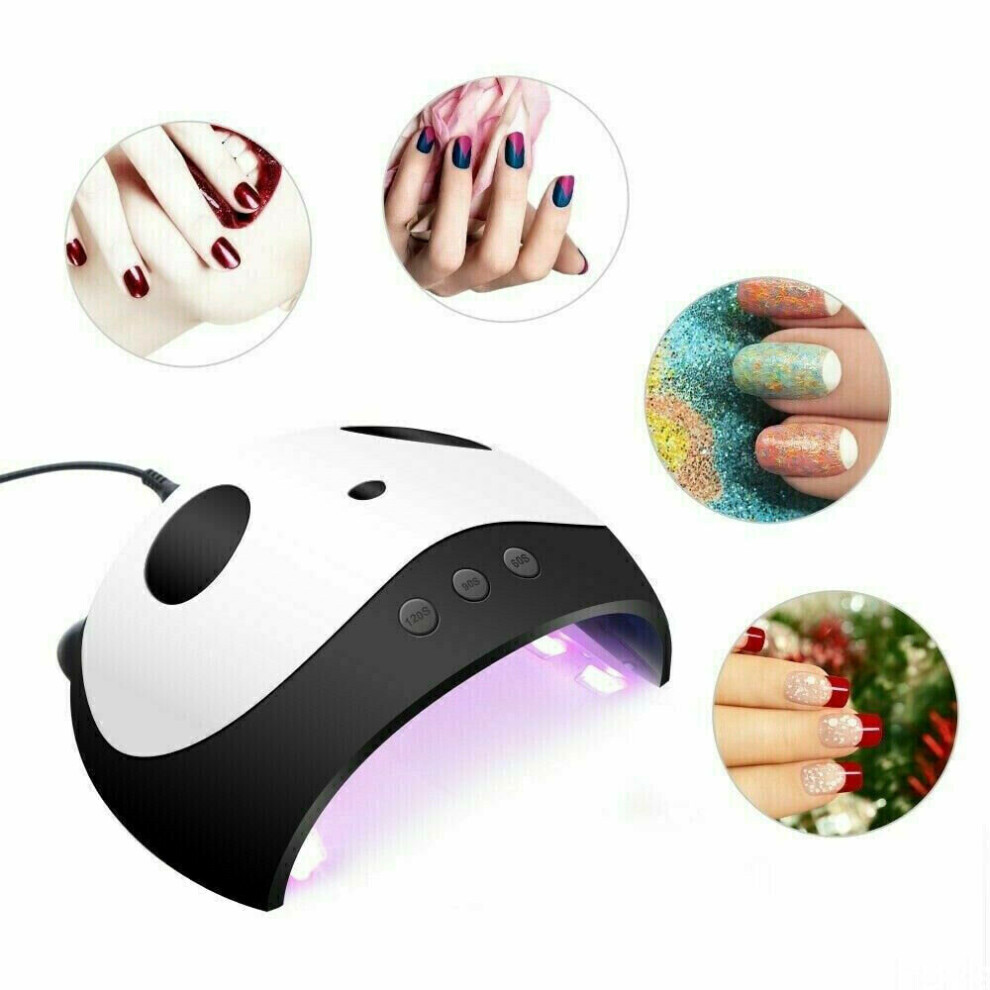 Panda Nail Dryer 36W LED Lamp For Nail Gel Polishing Curing Pedicure