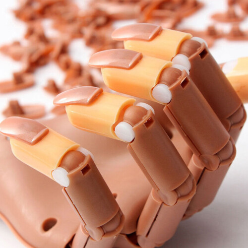 Adjustable Nail Art Training & Gel Tips Practice Model Hand 2