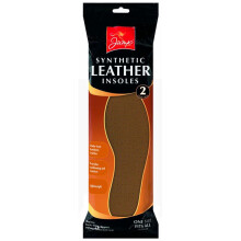 2 Pairs of Synthetic Leather Shoe Footwear Insoles - One Size Fits All