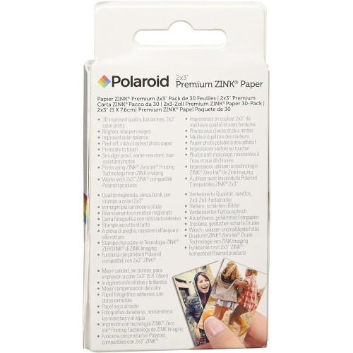 Polaroid Polaroid Premium Zink Photo Paper 2x3"" (30 Pack) 1