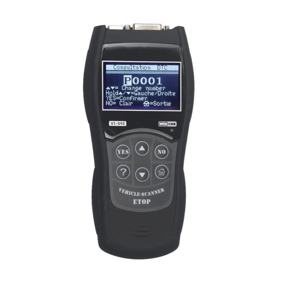 Car Fault Code Reader Engine Diagnostic Scanner Reset Tool Obd2 Can Eobd Dark/Blue 7032551612329