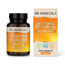 Dr. Mercola, Liposzomális D3-vitamin, 5,000 IU, 30 kapszula