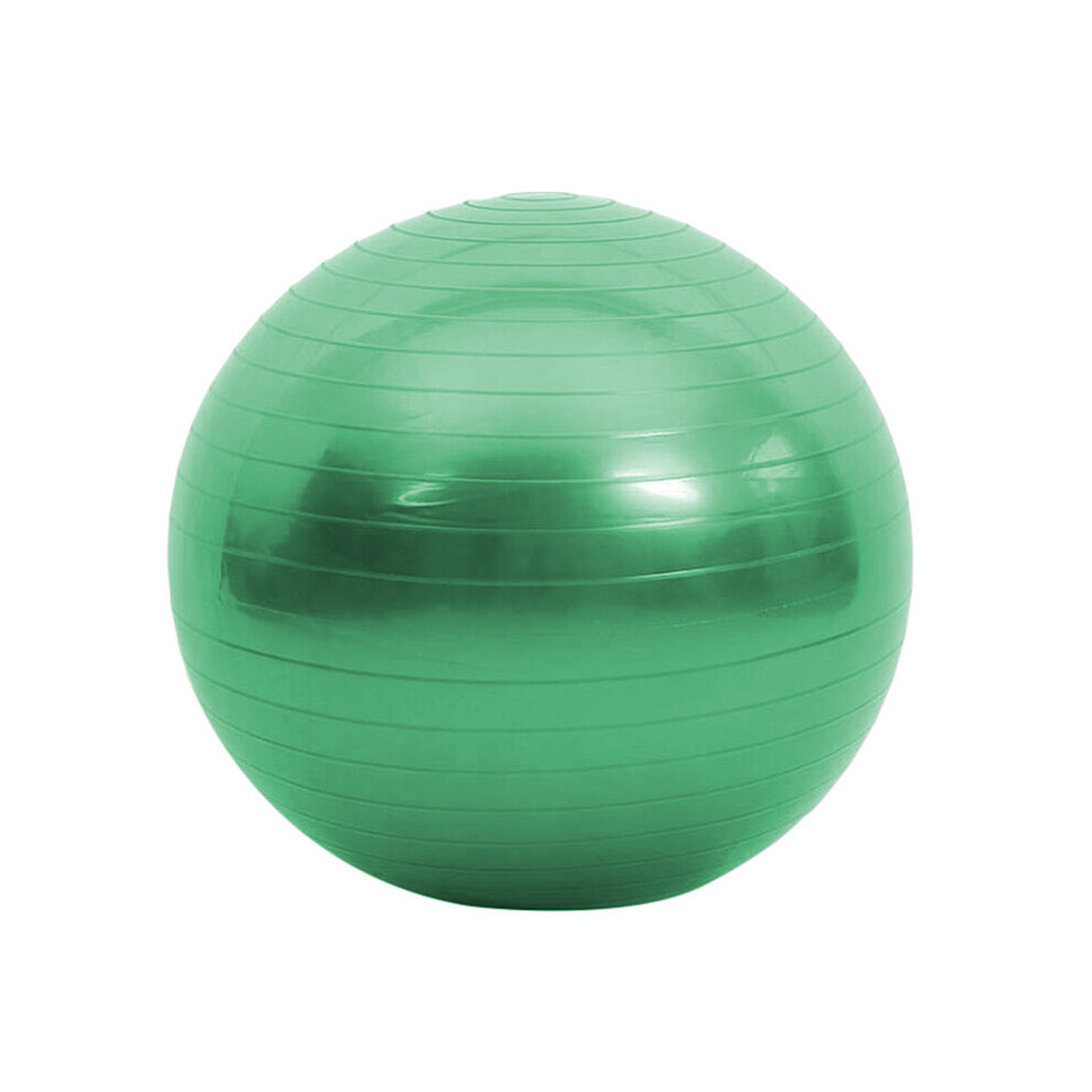 (Green) 65cm Yoga Ball Fitness Balls Sports Pilates Birthing Exercise Training Workout (including pump)