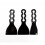 Harris Harris 3pc Plastic Filling Knife Scraper Set | Flexible Spreading Putty poly filler Tool 8