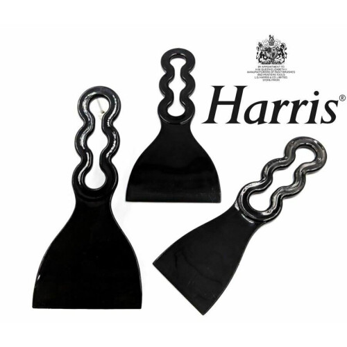 Harris Harris 3pc Plastic Filling Knife Scraper Set | Flexible Spreading Putty poly filler Tool 1