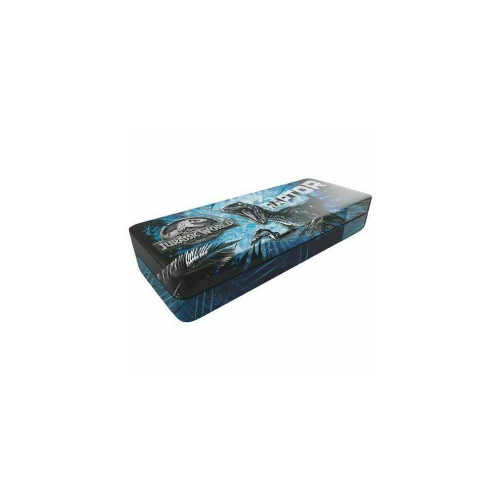 Jurassic World Raptor TIN Pencil Box