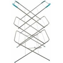 CLOTHES AIRER 3 TIER LAUNDRY DRYER FOLDING IN & OUTDOOR DRYING RACK