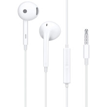 Official Oppo MH156 3.5mm Earphones Headphones - White (Bulk Packed)