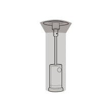 Patio Heater Cover - Super Tough Polyethylene