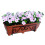(Terracota) Scrolled Balcony/Fence Holder with Trough 4