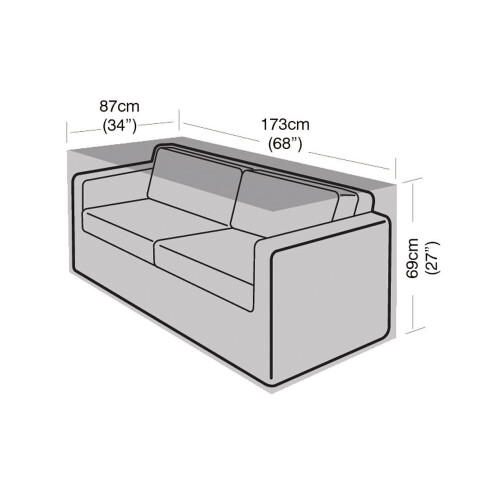 2-3 Seater Small Sofa Cover - Super Tough Polyethylene 1
