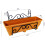 (Terracota) Scrolled Balcony/Fence Holder with Trough 5