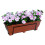 (Terracotta) Balcony/Fence Holder with Trough 4