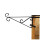 Wooden Post Hanging Basket Bracket 1