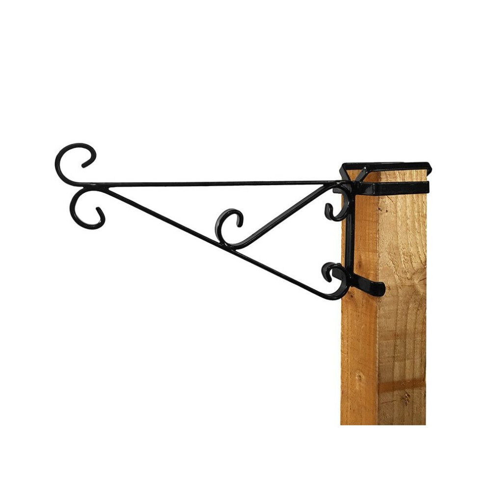 Wooden Post Hanging Basket Bracket 5026886706480
