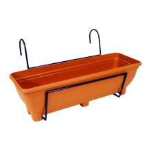 (Terracotta) Balcony/Fence Holder with Trough
