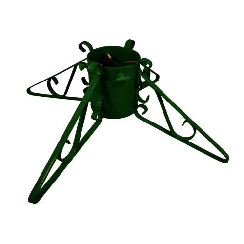 (Green) Christmas Tree Stand - Premium - Red - 3"