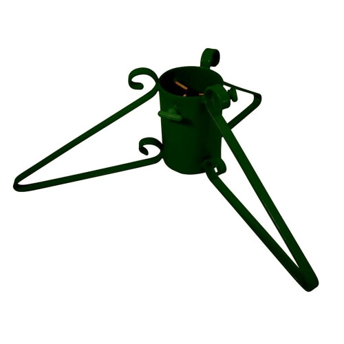 (Green) Christmas Tree Stand - Standard - Turquoise Glitter - 4" 1