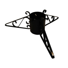 (Black) Christmas Tree Stand - Standard - Red - 6"