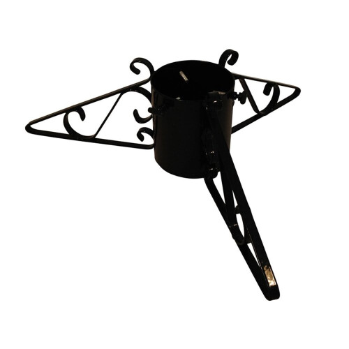 (Black) Christmas Tree Stand - Standard - Red - 6" 1