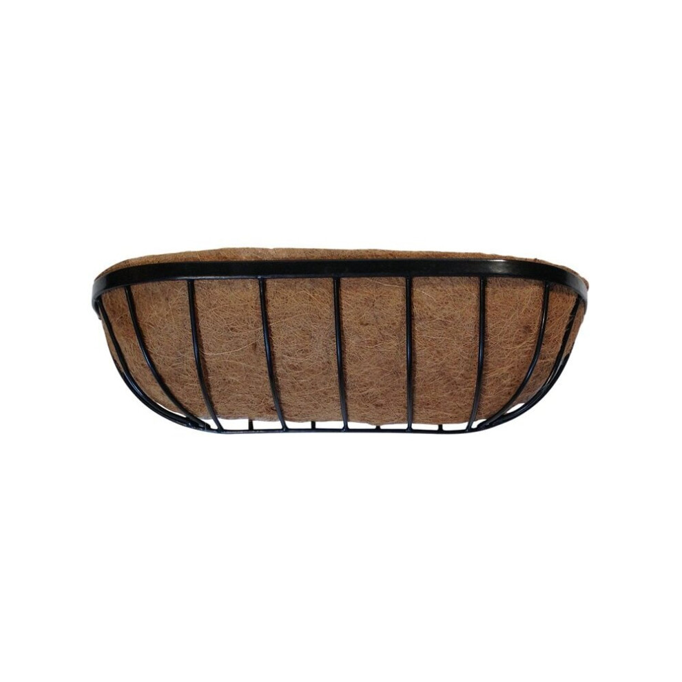 (24" Long) Trough / Manger Planter - Prelined with coco liner