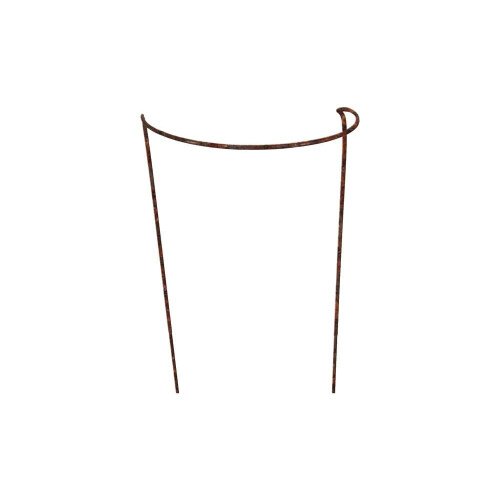 (Large) Rusty Bow Plant Supports