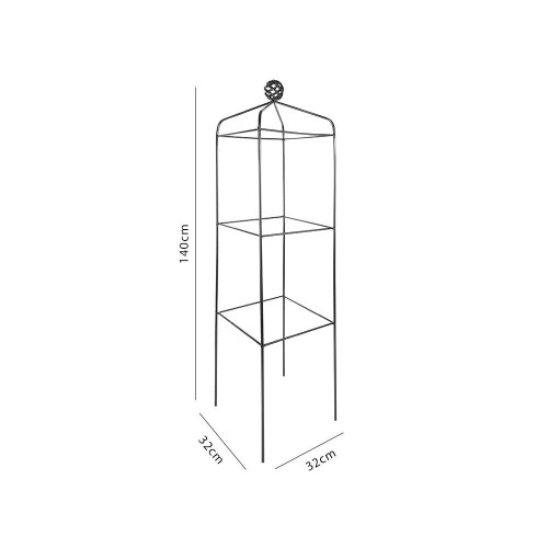 Square Brighton Obelisks - Raw Steel - Designed to Rust 2