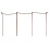 (Low) Rusty Bow Plant Supports 4