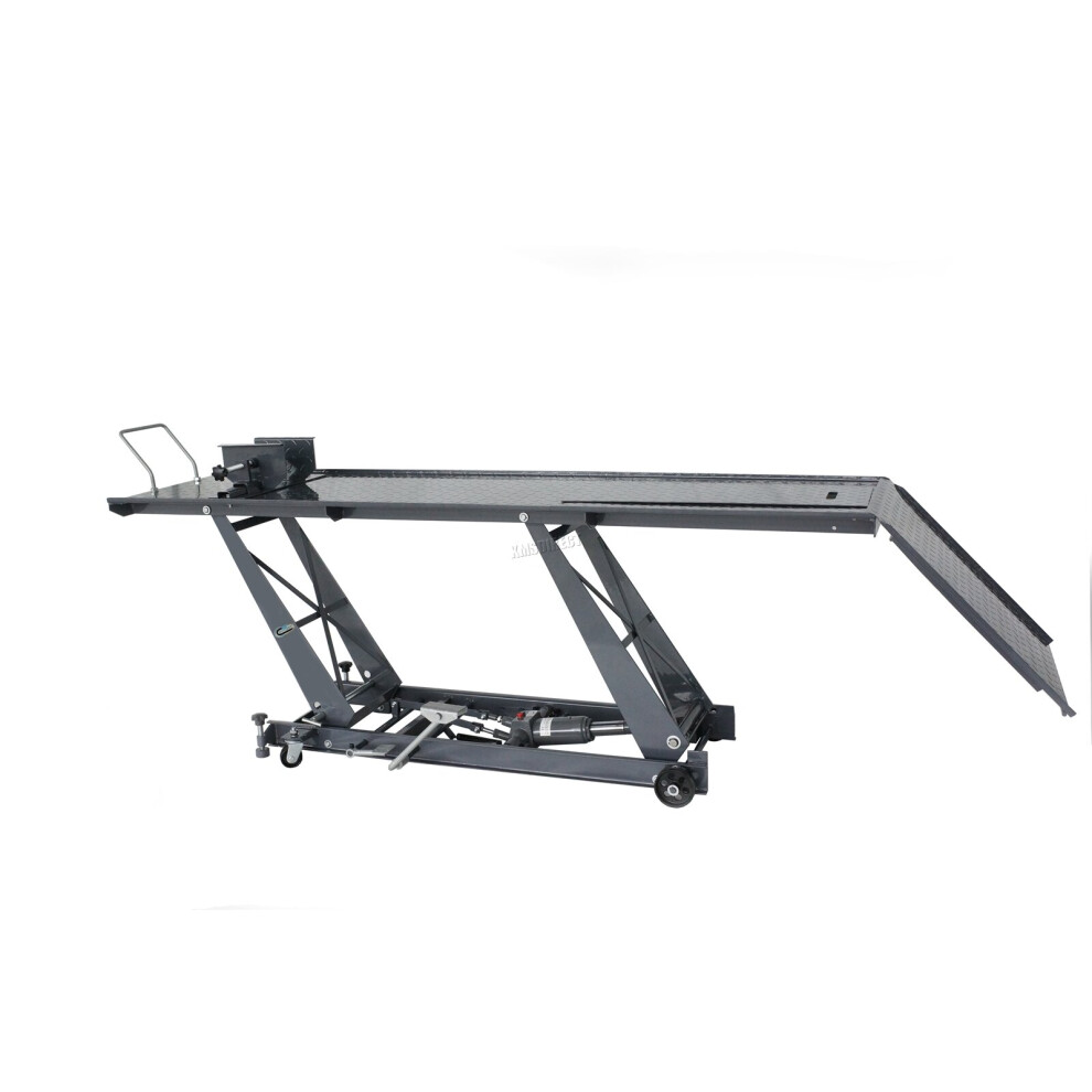 Switzer Hydraulic Motorbike Bike Lift Ramp - 1000Lb Motorcycle Workshop Bench