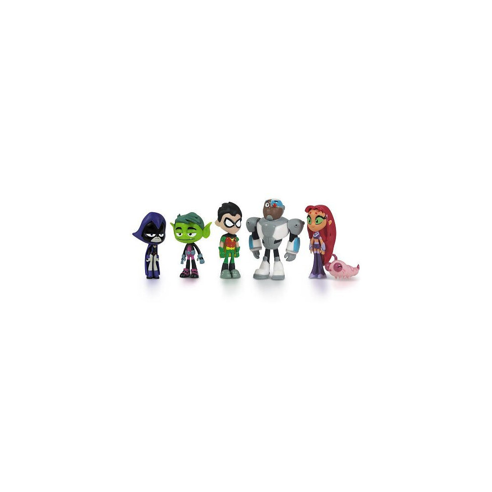 Teen Titans go Teen Titans Action Figure (6-Pack), 2"