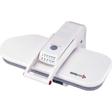 (White) Steam Ironing Press by Speedypress with 38 Power Steam Jets - 64cm x 27cm; 1,400watt (+ Free Replacement Cover & Foam Underfelt - RRP £39.00)