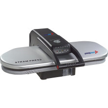 (Silver) Steam Ironing Press by Speedypress with 38 Power Steam Jets - 64cm x 27cm; 1,400watt (+ Free Replacement Cover & Foam Underfelt - RRP £39.00)
