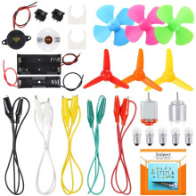Sntieecr Elektrische Circuit Motor Kit, Educatieve Montessori STEM Kits voor Kinderen DIY Projecten