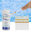 Ranpo 50PCS Χλώριο Dip Test Strips Hot Tub SPA Πισίνα PH Tester χαρτί σετ πισίνας 50PCS 6